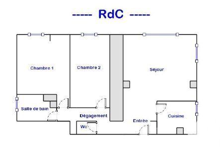 Appartement - 84 m² - 3 pièces