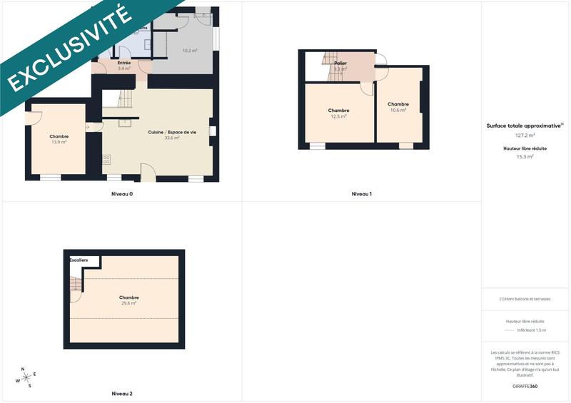 Maison - 107 m² - 5 pièces