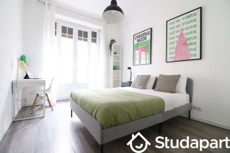 Chambre - 12 m² - 1 pièce