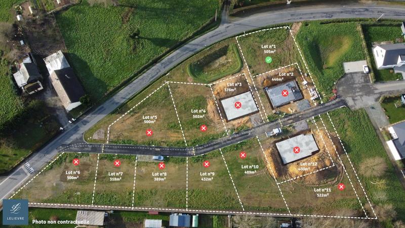 Terrain de lotissements - 505 m²
