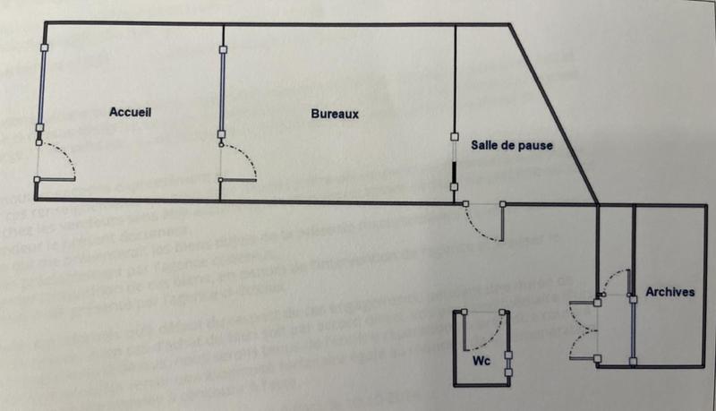 Local commercial - 61 m² - 3 pièces