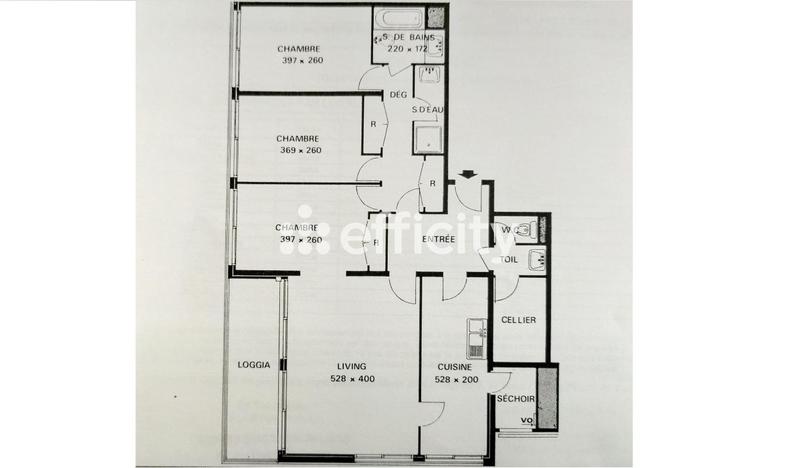 Appartement - 91 m² - 5 pièces