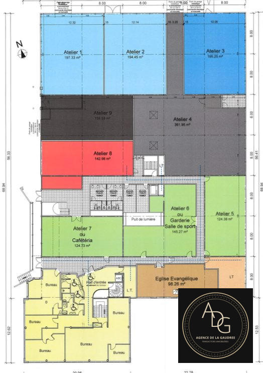 Local d'activités - 182 m²