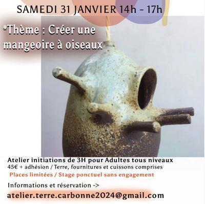Atelier Création d'une Mangeoire à Oiseau