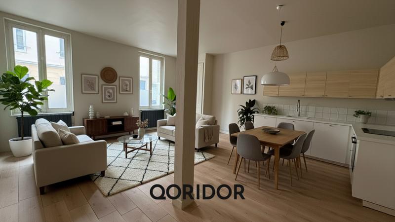 Appartement - 60 m² - 2 pièces