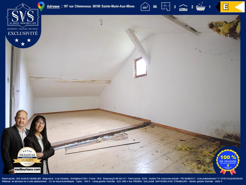 Appartement - 66 m² - 3 pièces