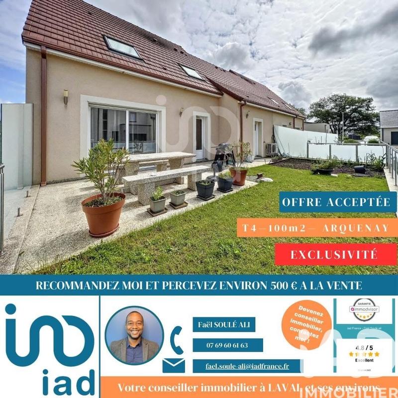 Maison - 96 m² - 5 pièces