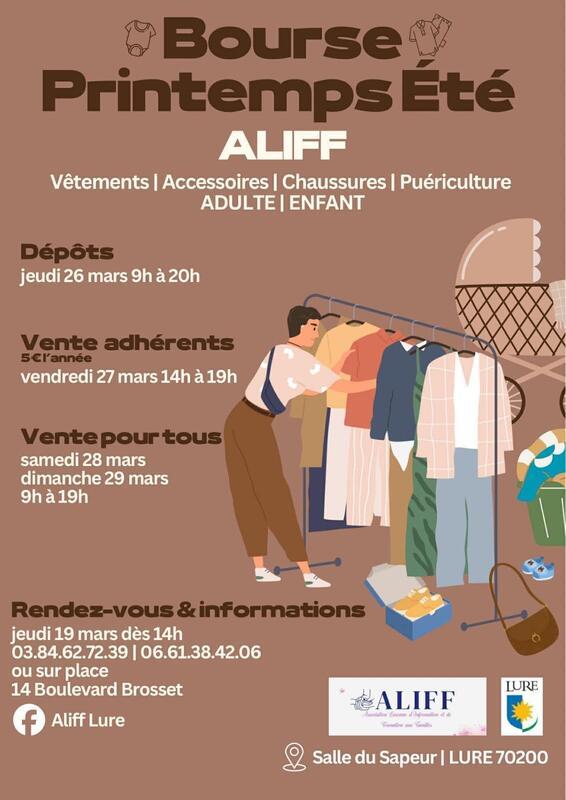 Bourse aux vêtements printemps été de l'aliff