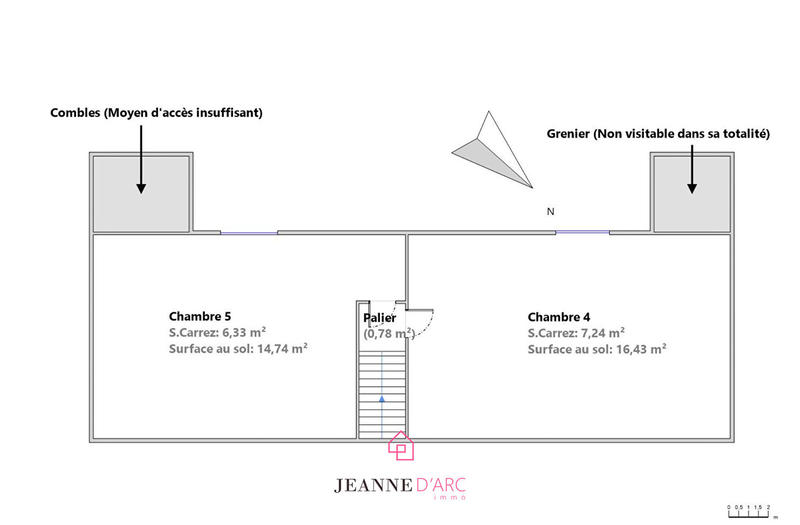 Appartement - 92 m² - 6 pièces