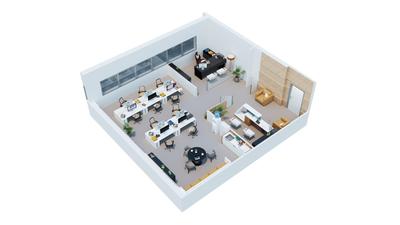 Bureau - 94 m² - 1 pièce