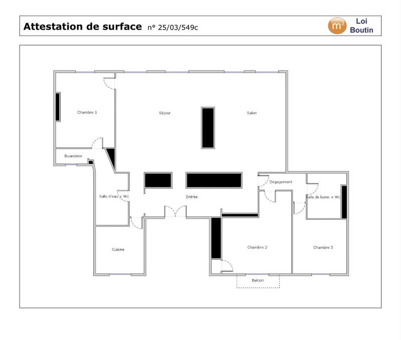 Appartement - 144 m² - 4 pièces
