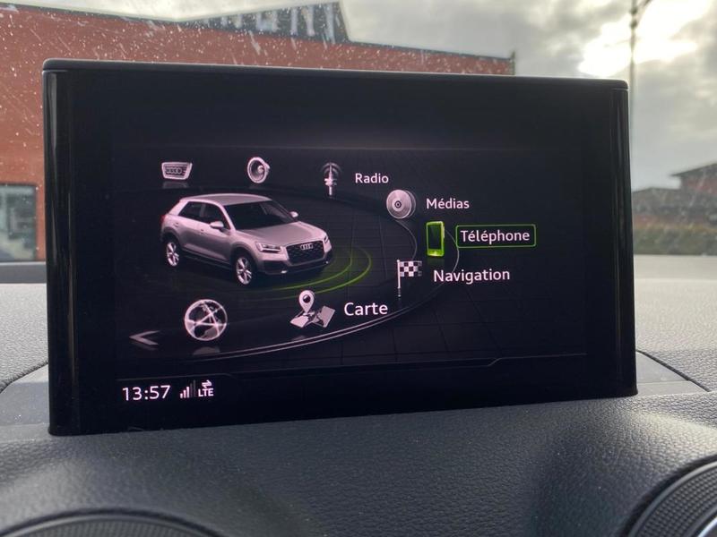Audi Q2 Design 1.0 Tfsi 116cv Clim Bizone/Gps/Radars Ar/Bluetooth