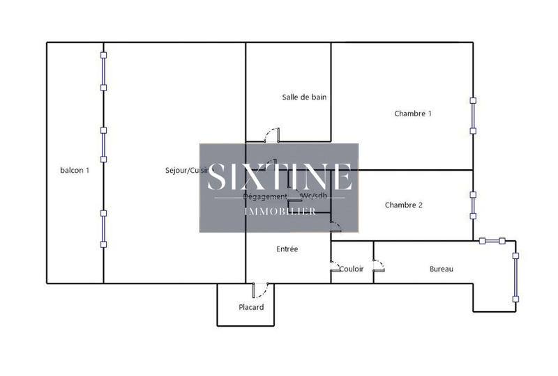 Appartement - 103 m² - 4 pièces