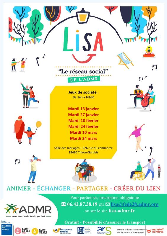 Lisa &quot;Le réseau social&quot; de l'Admr