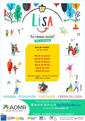 Lisa &quot;Le réseau social&quot; de l'Admr