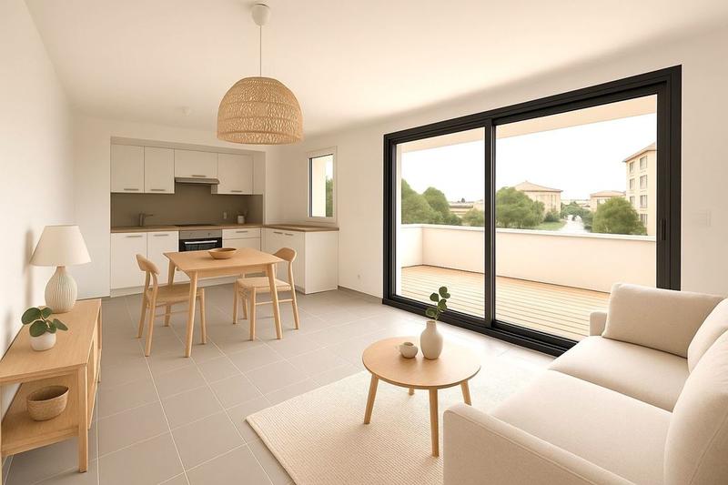 Appartement - 58 m² - 3 pièces