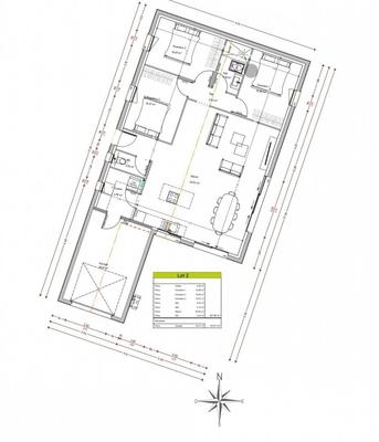 Maison - 92 m² - 4 pièces