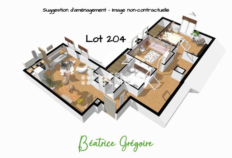 Appartement - 69 m² - 3 pièces