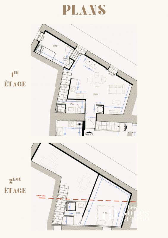 Duplex - 60 m² - 3 pièces