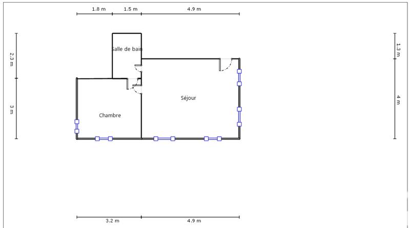 Appartement - 34 m² - 2 pièces