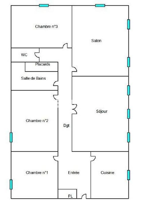 Appartement - 109 m² - 5 pièces