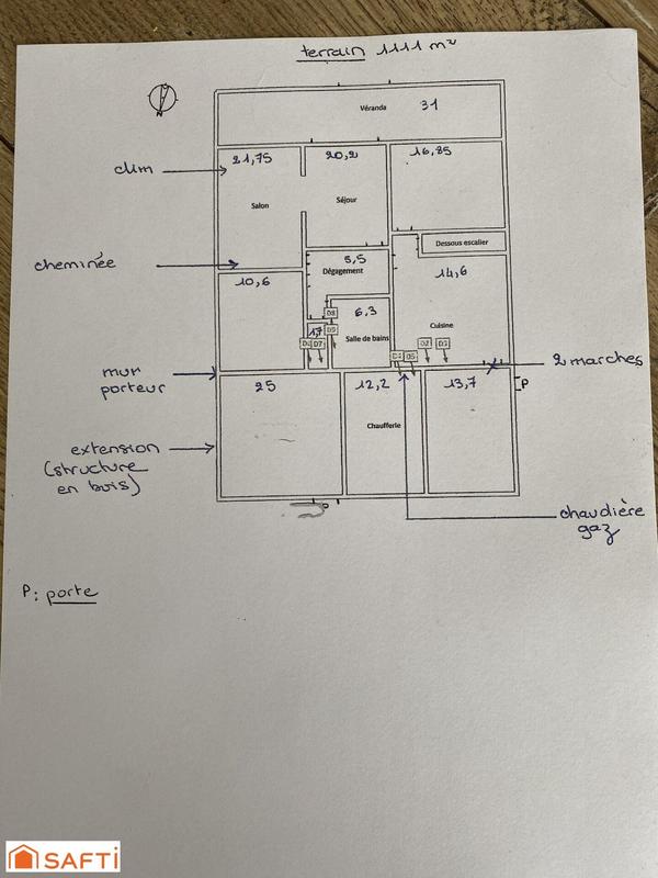 Maison - 140 m² - 6 pièces