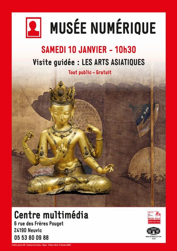 Visite guidée au musée numérique : les Arts asiatiques