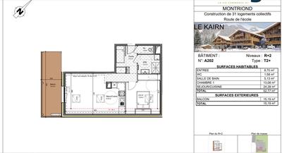 Appartement - 53 m² - 3 pièces