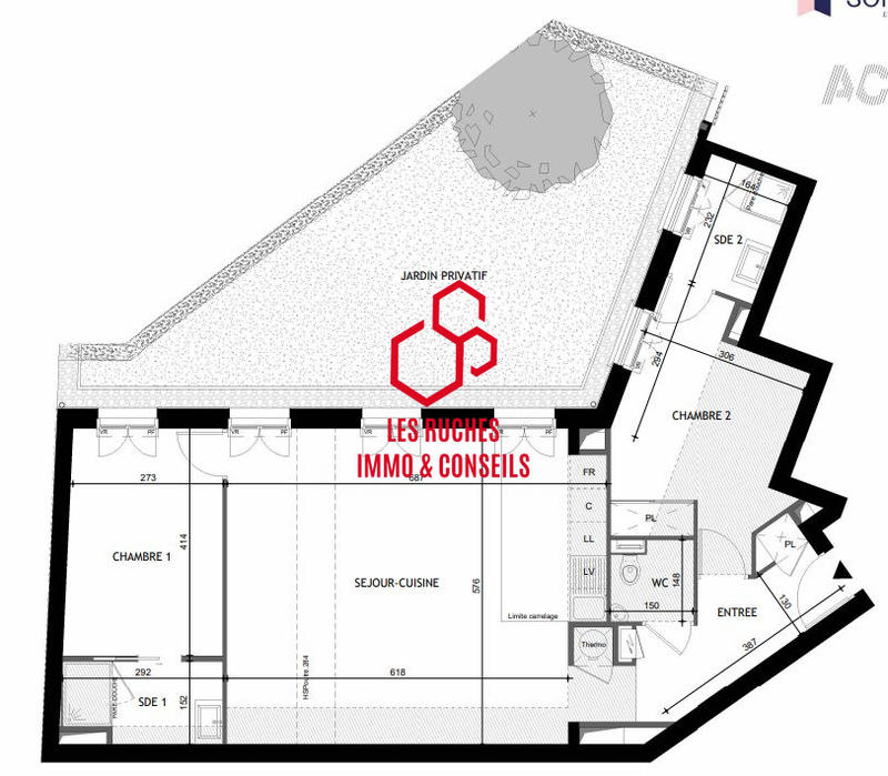 Appartement - 81 m² - 3 pièces