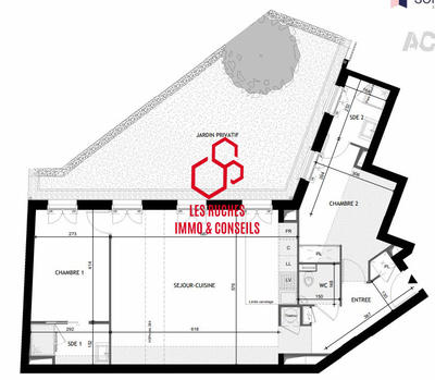 Appartement - 81 m² - 3 pièces