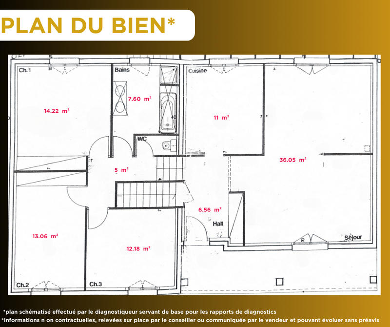 Maison - 135 m² - 4 pièces