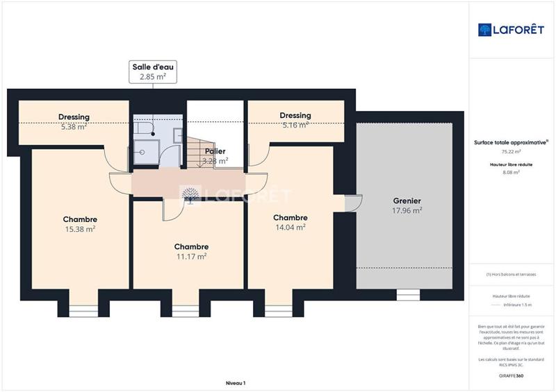 Maison - 115 m² - 7 pièces