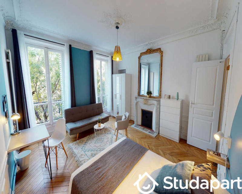 Chambre - 90 m² - 1 pièce