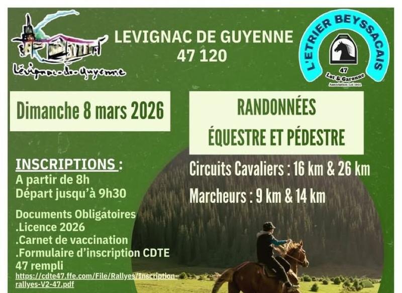 Randonnées équestre et pédestre