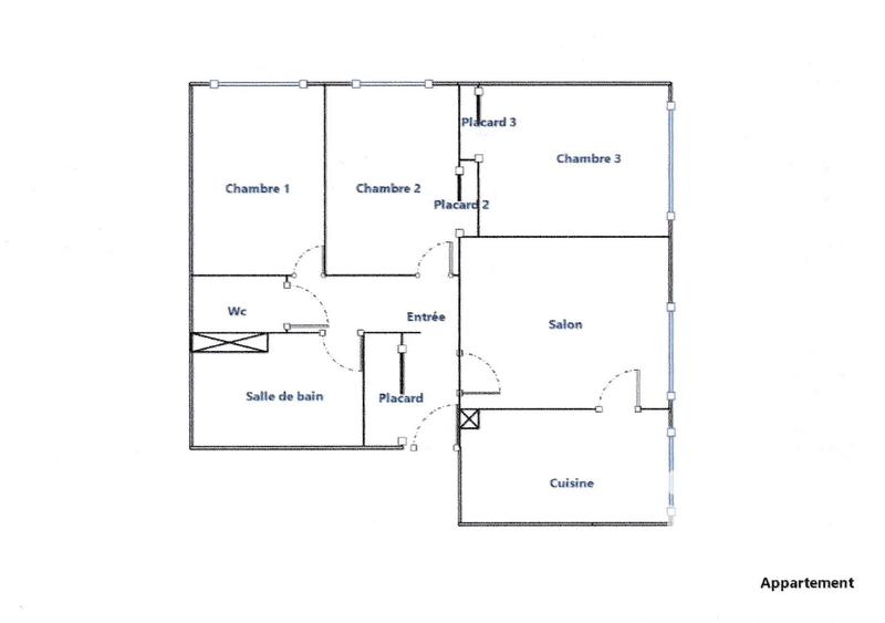 Appartement - 68 m² - 4 pièces