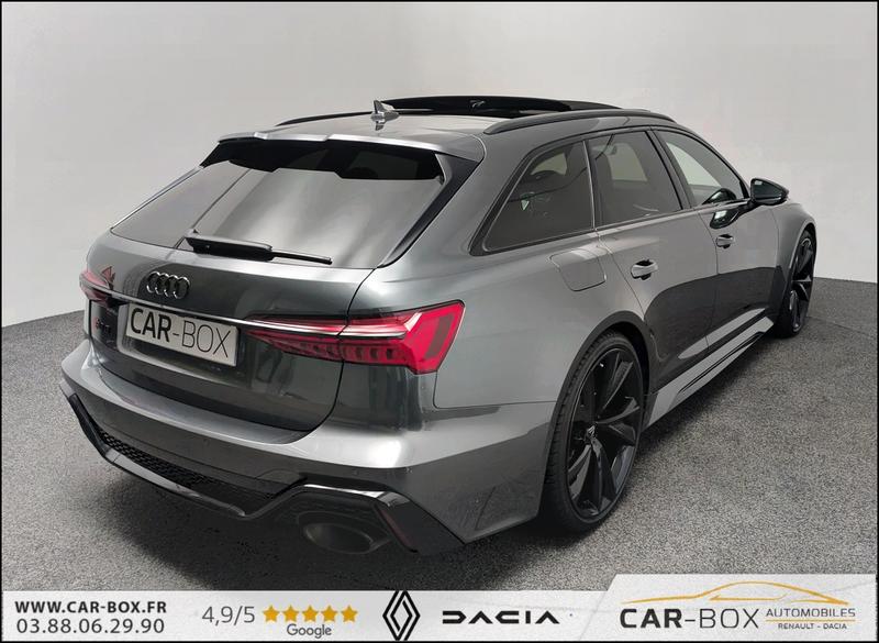 Audi Rs6 Avant Tfsi Quattro Tiptronic 600ch Cam 360 B&amp;O Webasto Soft Close 1ere Main Pas de Malus