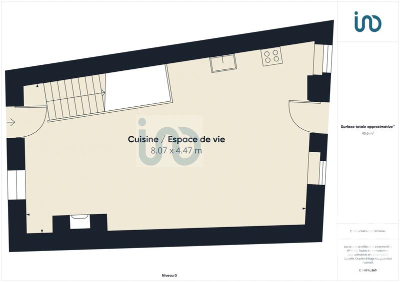 Maison - 76 m² - 4 pièces