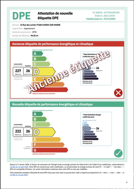 Appartement - 95 m² - 5 pièces