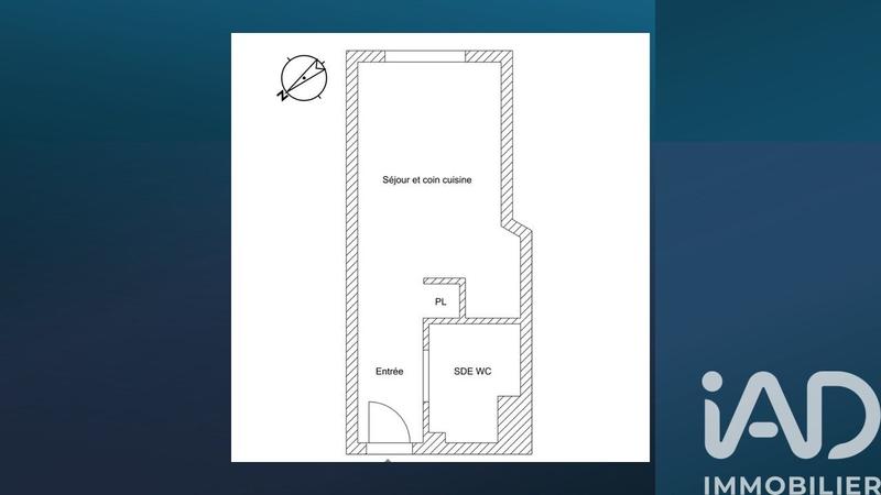 Appartement - 21 m² - 1 pièce