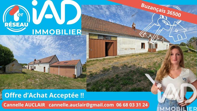 Maison de campagne - 46 m² - 3 pièces