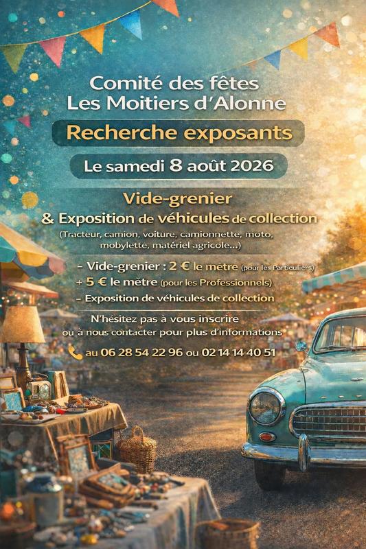 Vide grenier - week end fête