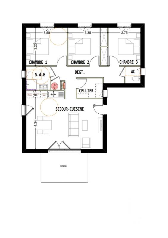 Maison - 81 m² - 4 pièces