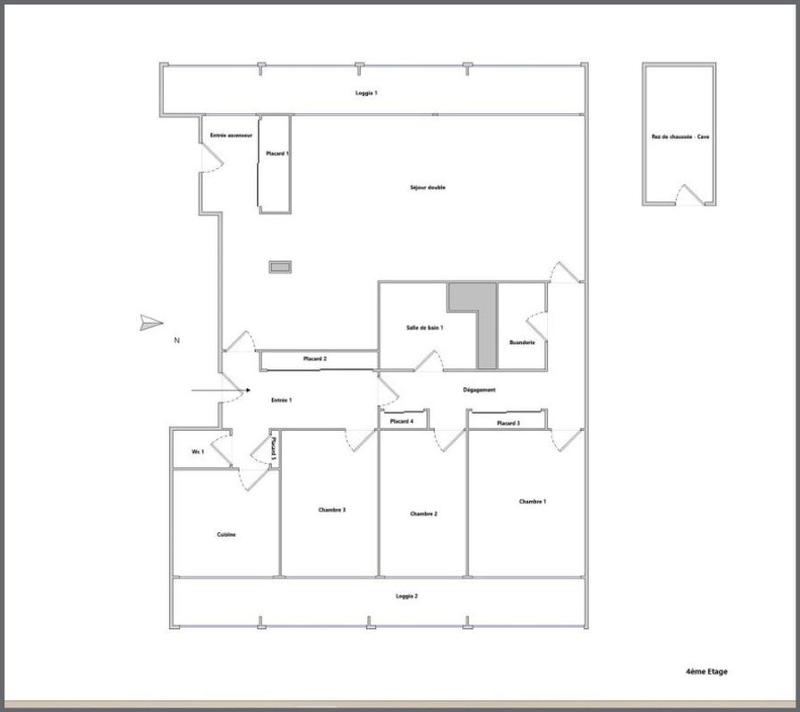 Appartement - 109 m² - 4 pièces
