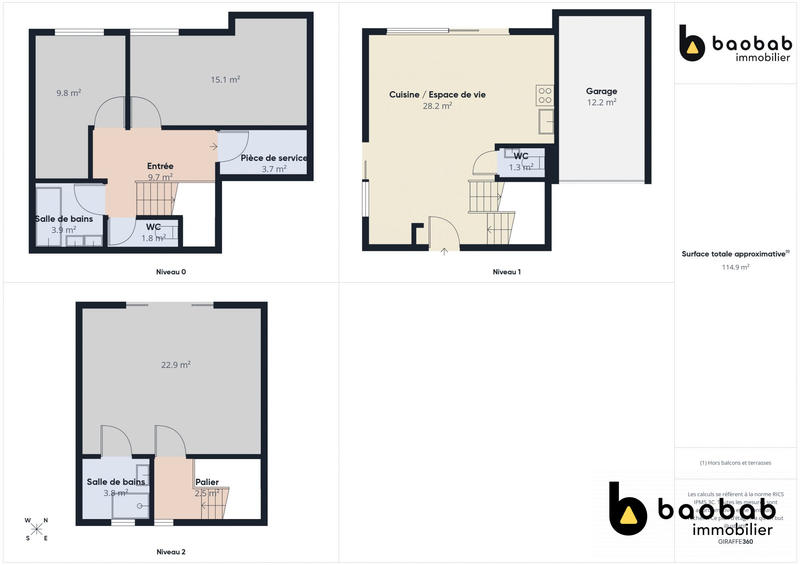 Maison - 106 m² - 4 pièces