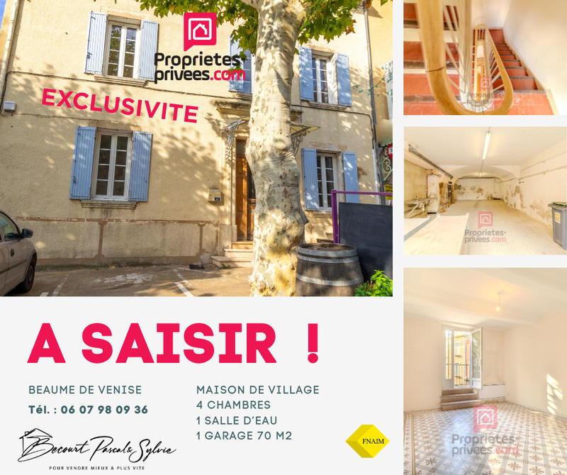Maison de village - 115 m² - 6 pièces