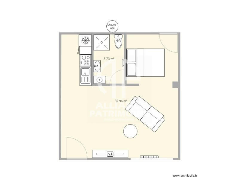 Appartement - 31 m² - 1 pièce