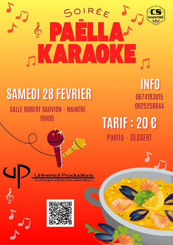 Soirée Paëlla Karaoké