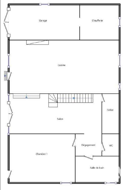Maison de campagne - 120 m² - 5 pièces