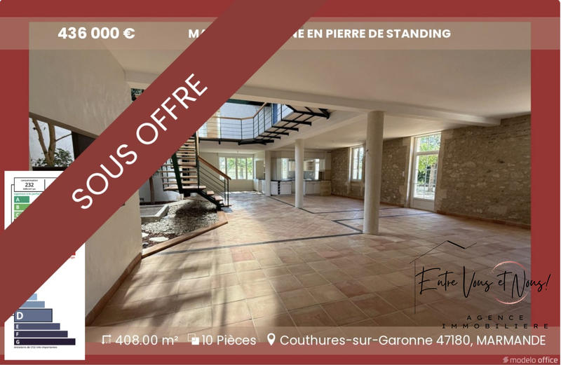 Maison ancienne - 408 m² - 10 pièces