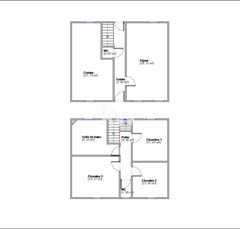 Maison ancienne - 124 m² - 5 pièces